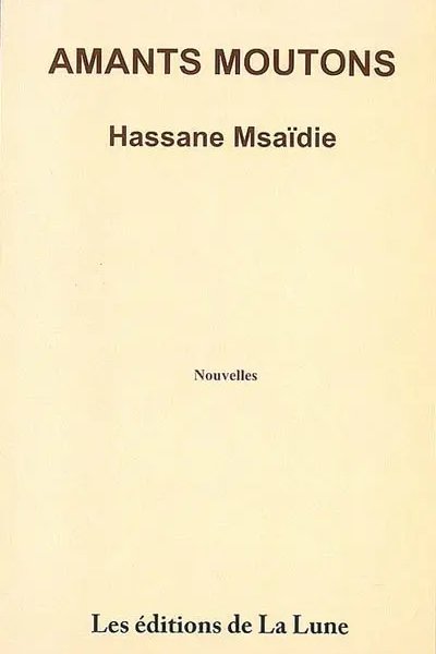 Couverture du livre Amants moutons — Éditions de la Lune